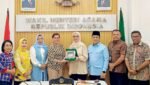 Ketua TIM PKK Provinsi Maluku Audensi Dengan Wamen Agama RI