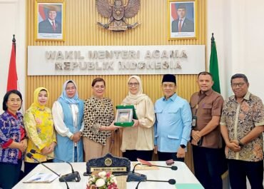 Ketua TIM PKK Provinsi Maluku Audensi Dengan Wamen Agama RI