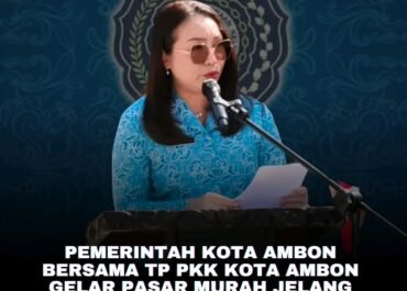 Pasar Murah Idul Fitri 1447 H Yang Di inisiasi TIM Penggerak PKK Kota Ambon Sangat Membantu Warga Kota Ambon
