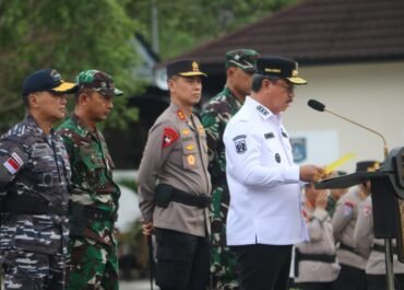 Gubernur Maluku Pimpin Apel Gelar Pasukan Operasi Ketupat 2026