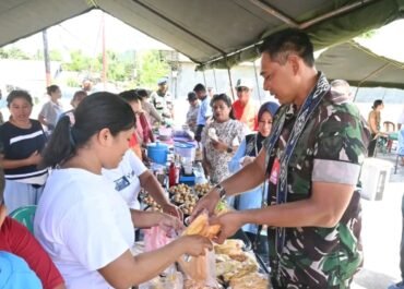 LANUD PATTIMURA GELAR BAZAR MURAH UMKM DAN BAKTI SOSIAL SEMBAKO, WUJUD PENGABDIAN TNI AU UNTUK RAKYAT