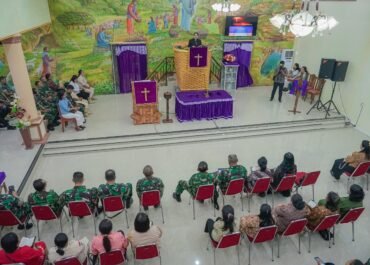 Kodam Pattimura Gelar Doa Bersama Kepada 3 Prajurit TNi Yang Gugur Di Libanon