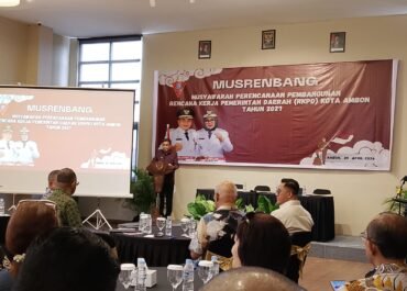 Pada Musrenbang RKPD Walikota Ambon Minta Bangun Kerjasama Dengan Pihak Swasta
