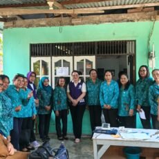 Ibu Lisa Wattimena Tinjau Posyandu Negeri Halong dan Hatiwe Kecil