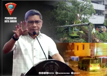 Wali Kota Ambon Beri Perintah Penanganan Terintegrasi Pasca Insiden Pohon Tumbang