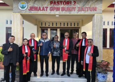 Wali Kota Hadiri Pentahbisan dan Peresmian Pastori II Jemaat GPM Bukit Zaitun