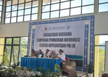 Sosialisasi informasi status kepesertaan PBI JK di Maluku Tengah