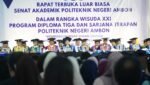 Rapat lTerbuka Luar Biasa Senat Akademik Politeknik Negeri Ambon Kembali Hasilkan 519 Wisudawan Pada 29 April 2026