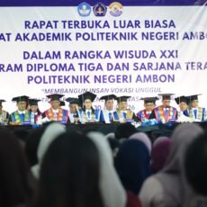Rapat lTerbuka Luar Biasa Senat Akademik Politeknik Negeri Ambon Kembali Hasilkan 519 Wisudawan Pada 29 April 2026