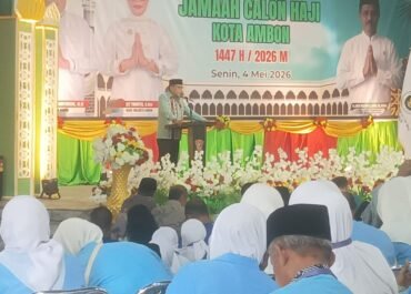 461 Calon Jemaah Haji kota Ambon Di lepas Walikota