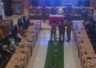 DPRD Kota Ambon Melaksanakan Paripurna Penyampaian Rekomendasi DPRD Terhadap LKPJ Walikota Tahun 2025