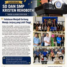 Wakil Wali Kota Ambon Hadiri Upacara.Purnawiyata Gabungan SD Dan SMP Kristen Rehoboth