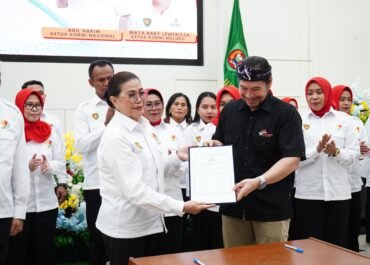 Maya Baby Lewerissa Ketua Komite Olahraga Masyarakat Indonesia (KORMI) Provinsi Maluku Masa Bakti 2026–2031.