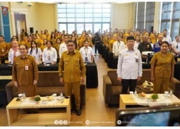 Dinas Sosial Kota Ambon Rapat Efaluasi Kinerja Perangkat Daerah