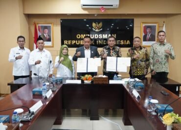 Tingkatkan Pelayanan,Pemkot Ambon dan Ombudsman RI Tandatangani Nota Kesepakatan