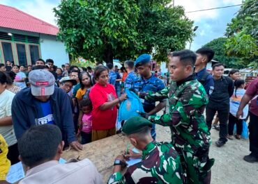 Presiden Prabowo Berikan 3.000 Paket Sembako Kepada Warga Tanimbar