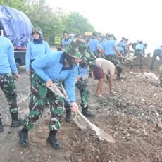 Aksi Perbaikan Jalan Longsor, Danlanud Pattimura: Wujud Lanud Pattimura Peduli Terhadap Lingkungan