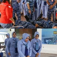 Menjejang Hari Bakti TNI AU Lanud Pattimura Gelar Donor Darah
