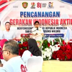 Sambut HUT RI ke 81 pemprov Maluku Laksanakan Olahraga Kemasyarakatan