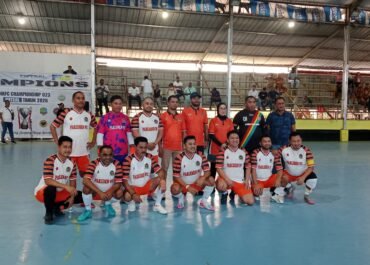 Turnamen Futsal memeriahkan HUT ke-81 Kemerdekaan RI Parlemen C libas OPD Pemprov 5:1