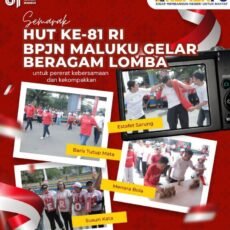 Semarak HUT Ke 81 RI, BPJN Maluku Gelar Berbagai Lomba