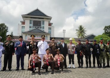 Gubernur Hendrik Lewerissa Pimpin Upacara HUT ke-81 Kemerdekaan RI di Lapangan Merdeka Ambon