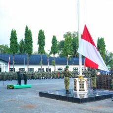Kobarkan Semangat Kemerdekaan, Kodam XV/Pattimura Gelar Upacara Bendera HUT Ke-81 RI