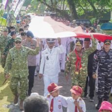 Kapendam Pattimura Tegaskan: Tak Ada Pengibaran Bendera RMS Yang ada Bendera Merah Putih Sepanjang 500 Meter