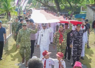 Kapendam Pattimura Tegaskan: Tak Ada Pengibaran Bendera RMS Yang ada Bendera Merah Putih Sepanjang 500 Meter