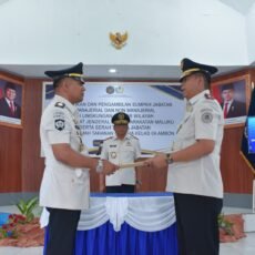 “Estafet Kepemimpinan, Karutan Ambon yang Baru Resmi Dilantik”
