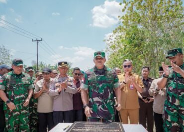 Pangdam XV Pattimura Resmikan 8 jembatan Di pulau Buru Mengabdi Bagi Rakyat