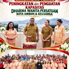 Dharma Wanita Persatuan (DWP) Kota Ambon Melaksanakan Bimtek  Peningkatan dan Penguatan Kapasitas DWP