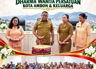 Dharma Wanita Persatuan (DWP) Kota Ambon Melaksanakan Bimtek  Peningkatan dan Penguatan Kapasitas DWP