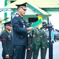 Danrem 151/Binaiya Pimpin Upacara Kesaktian Pancasila 26 Pajurit Terima Kenaikan Pangkat
