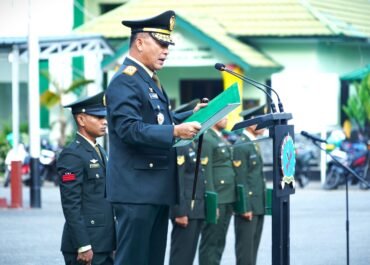 Danrem 151/Binaiya Pimpin Upacara Kesaktian Pancasila 26 Pajurit Terima Kenaikan Pangkat