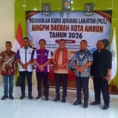 Walikota Ambon Bodewin Buka Pendidikan Kader AMGPM