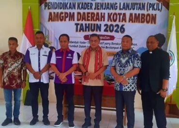 Walikota Ambon Bodewin Buka Pendidikan Kader AMGPM