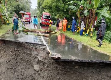 Hujan Intensitas Tinggi, Sejumlah Ruas Jalan dan Jembatan di Pulau Seram Kena Dampak